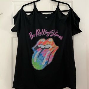 Torrid 3X Rolling Stones cold shoulder
